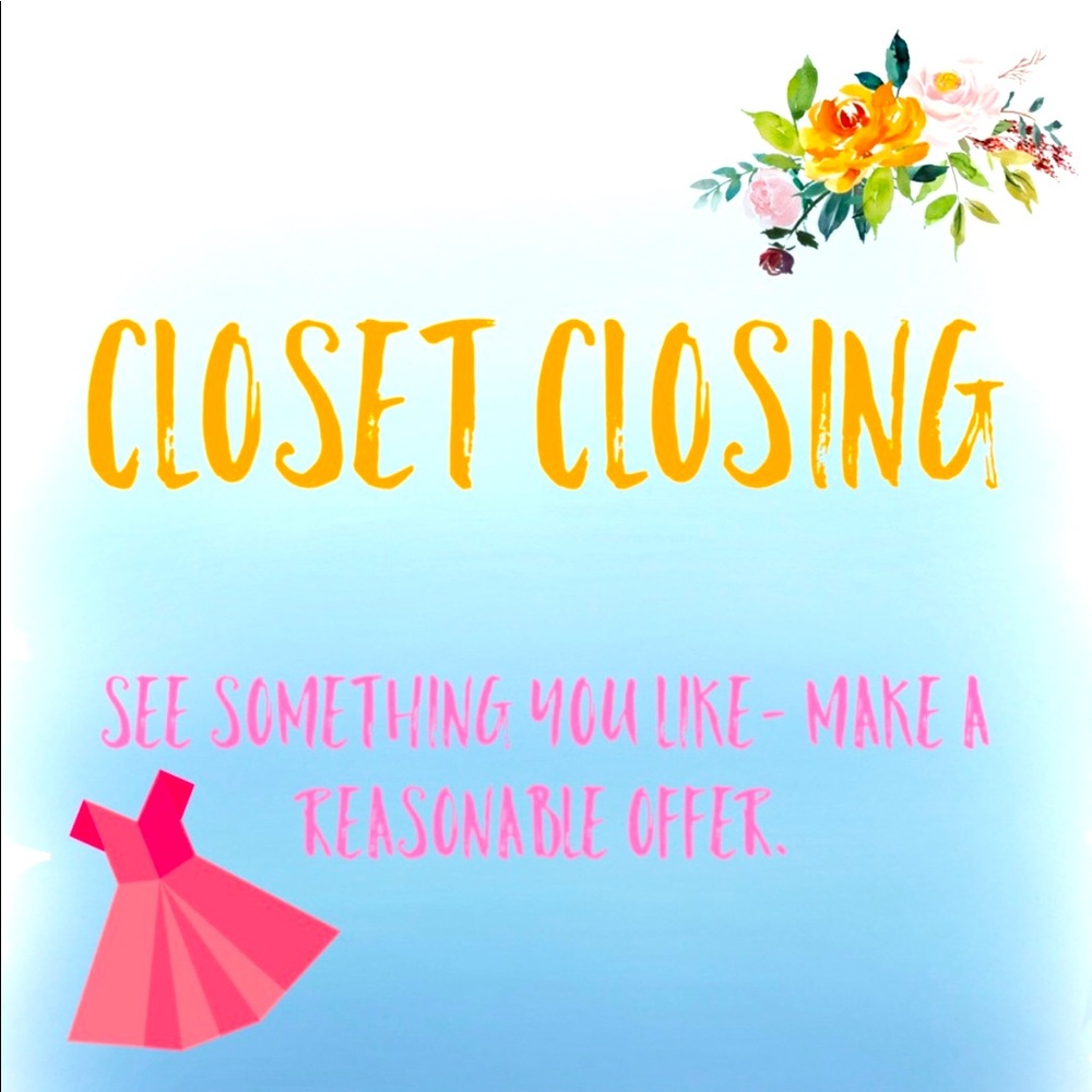 Closet closing soon, make an offer🙂